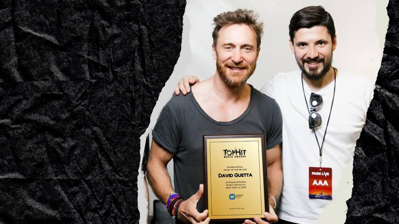 Дэвид Гетта, многократный лауреат премии Top Hit Music Award