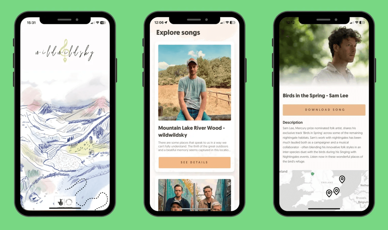 Новый способ слушать музыку: Приложение wildwildsky прячет песни по всему миру
